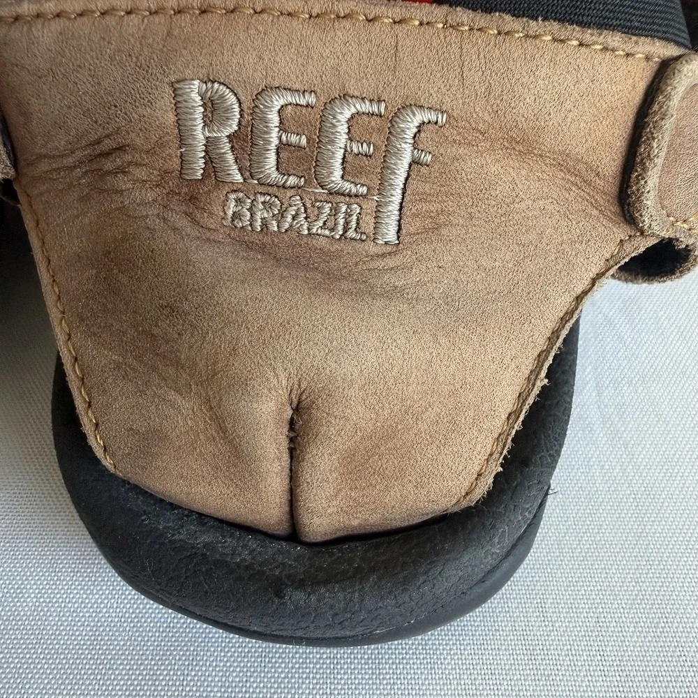 Reef Leather Outdoor Hiking Water Sandals Adjustable Straps Men's 10 US 43 EU‎